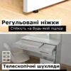 Модель СМ4 регульовані ніжки та телескопічні висувні шухляди Модель СМ4 регульовані ніжки та телескопічні висувні шухляди