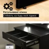 Регульовані ніжки та телескопічна шухляда