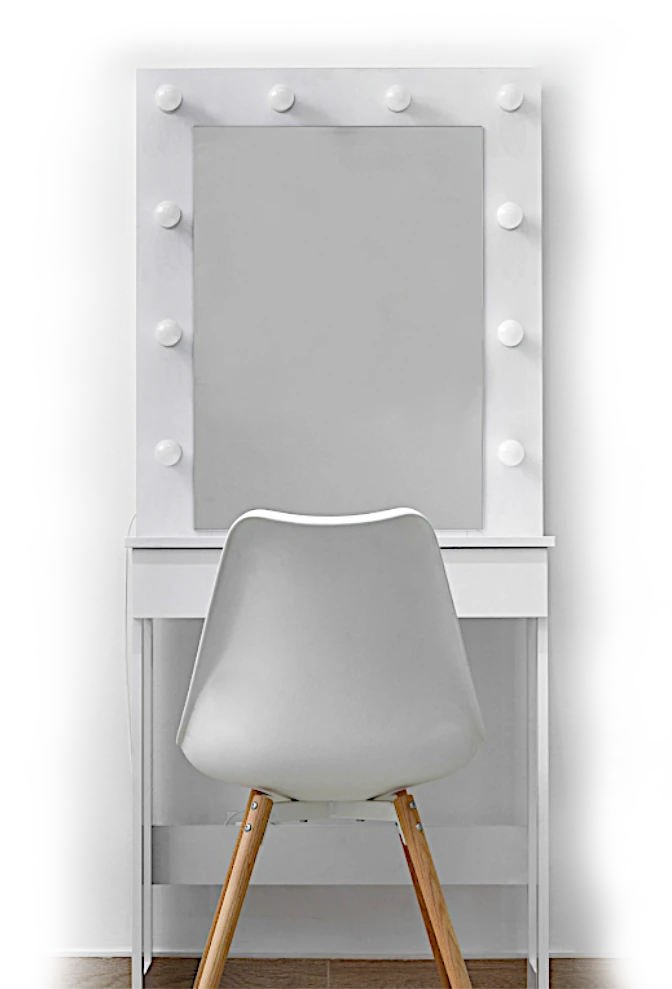 Сучасні туалетні столики та дзеркала з підсвіткою